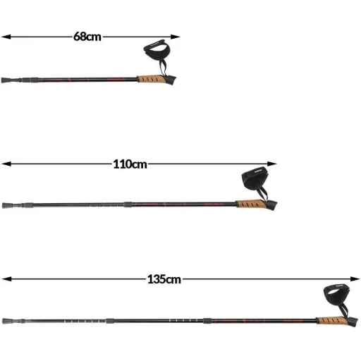 Sportana Nordic Walking Stöcke - rot