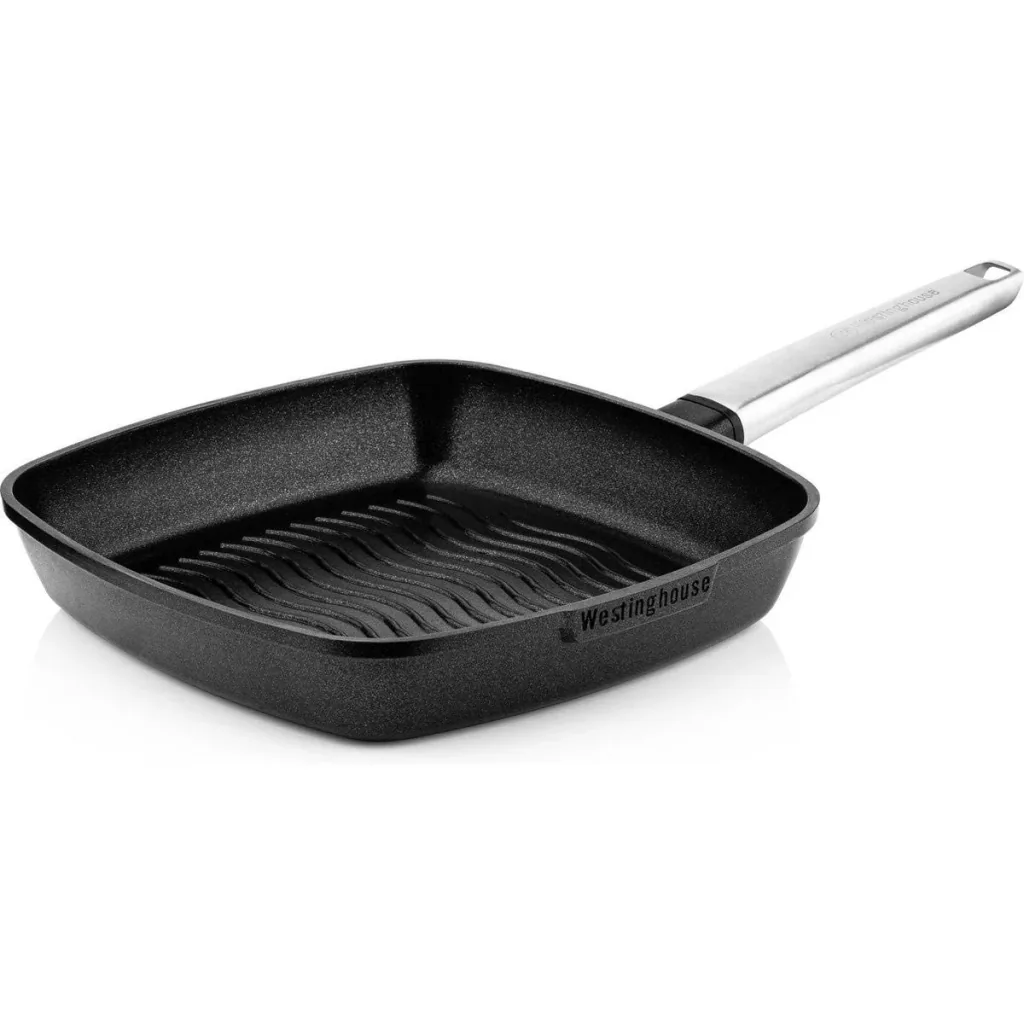 Performance Series Töpfe & Pfannen - Stielkasserolle 18 cm + Grillpfanne 28 cm - Schwarz