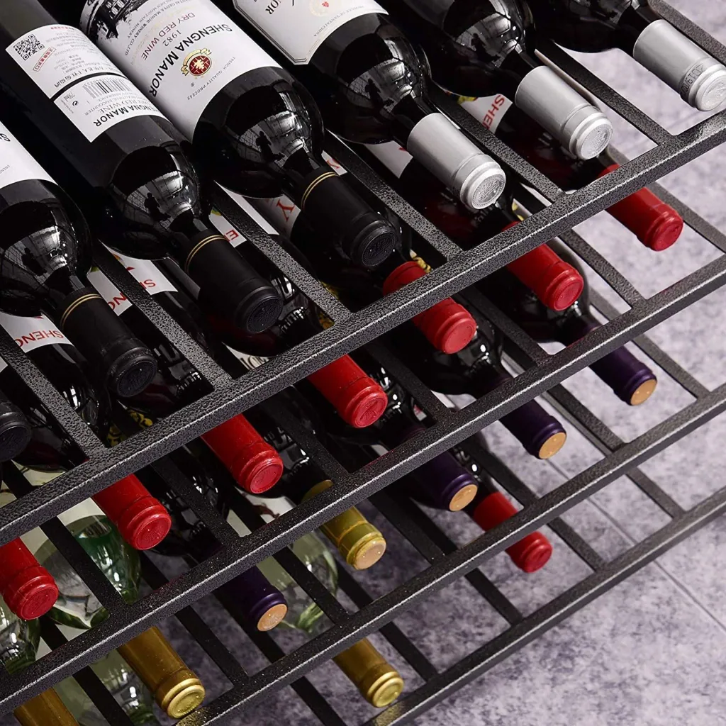 Weinregal für 40 Flaschen & 24 Gläser