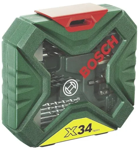 X-Line Classic Bohrer- und Schrauber Set 34-teilig