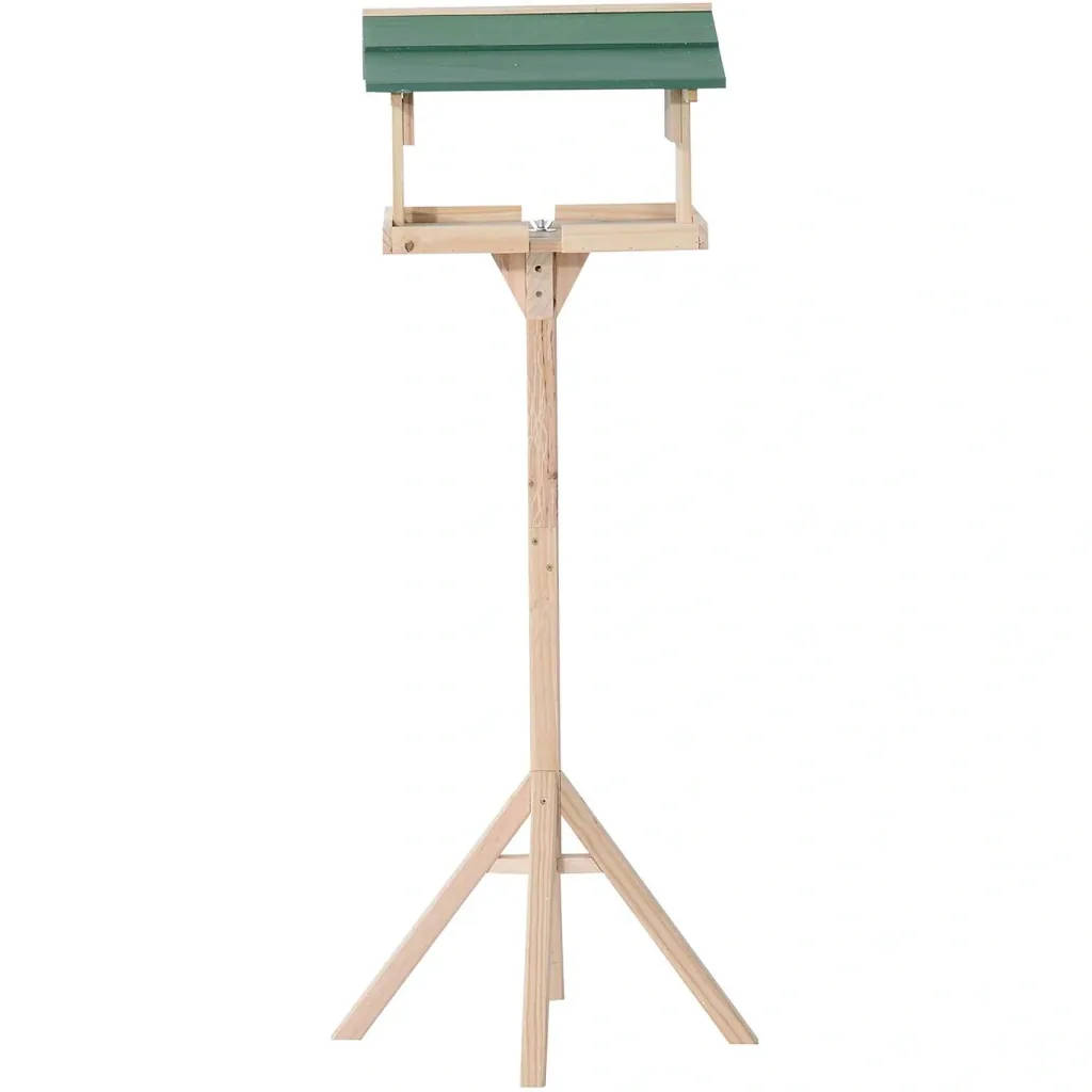 Vogelhaus Vogel Futterhaus mit Ständer Kiefer