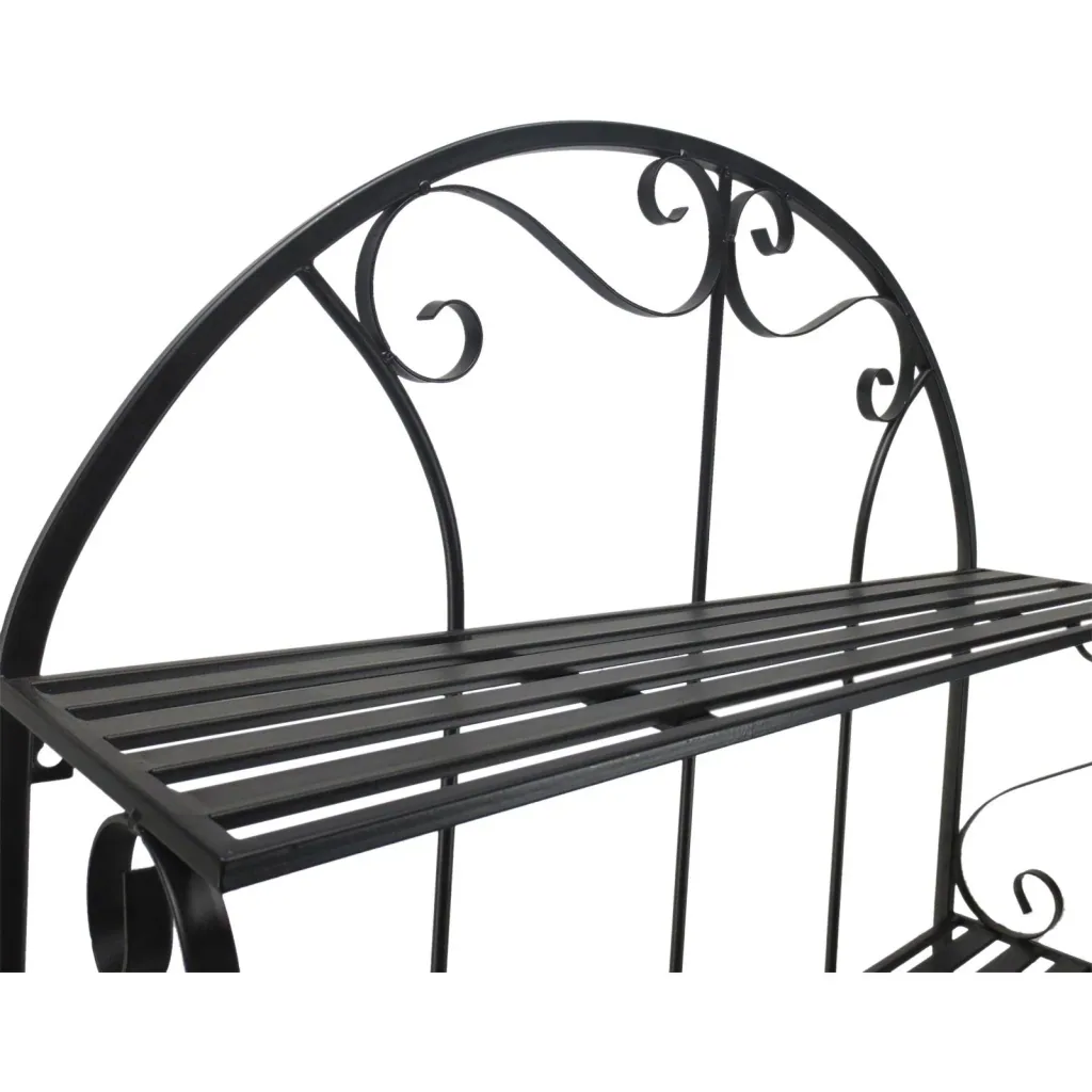 Weinregal Weinhalter Flaschenregal Standregal für 9 Flaschen Metall Schwarz 75 x 25 x 169 cm