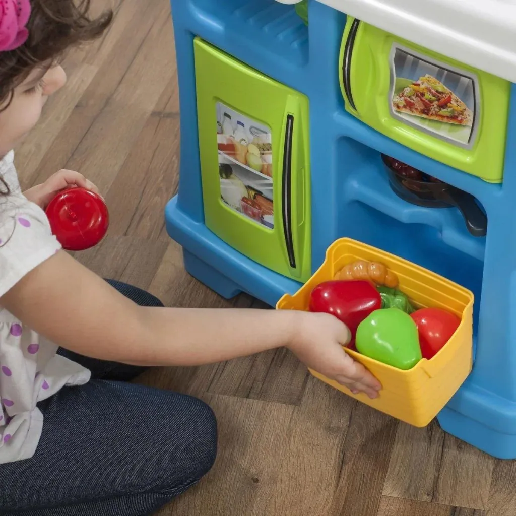 Spielküche Little Cooks Kitchen Inkl. 21-teiligem Zubehörset