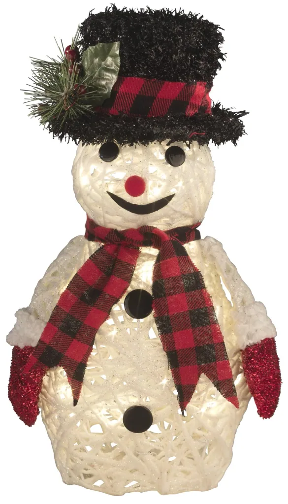 LED Schneemann Figur