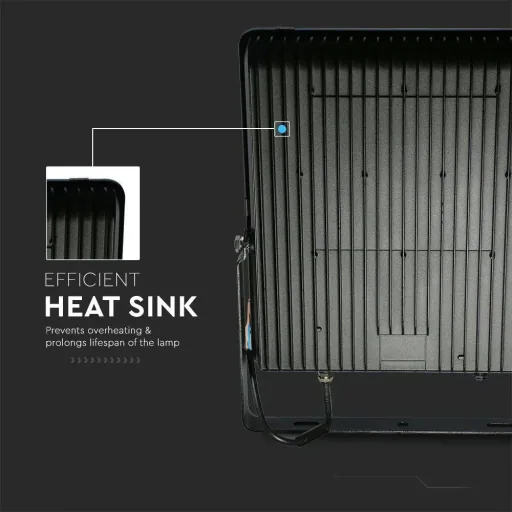 VT-4961 LED-Flutlichtstrahler - 50 W - 8000 Lm - 6400 K - schwarz