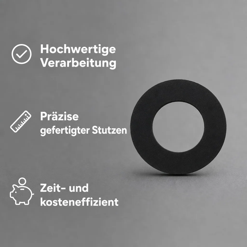 Dichtungen für Schankhähne, Schankhahndichtung, schwarz - Montagezubehör