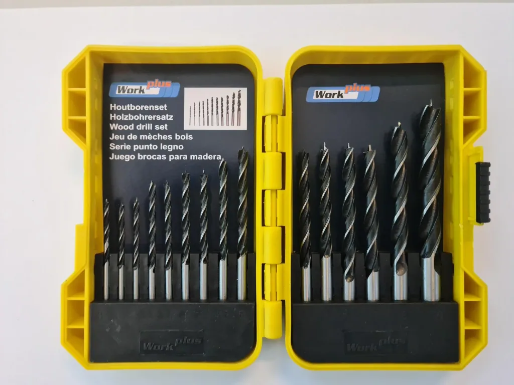 Holzbohrer-Set 15-teilig (3 - 10 mm)