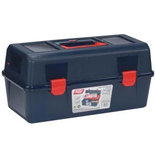 TAYG Werkzeugkoffer - 400 x 206 x 188 mm - Mit Einsatzschale & Sortierbox