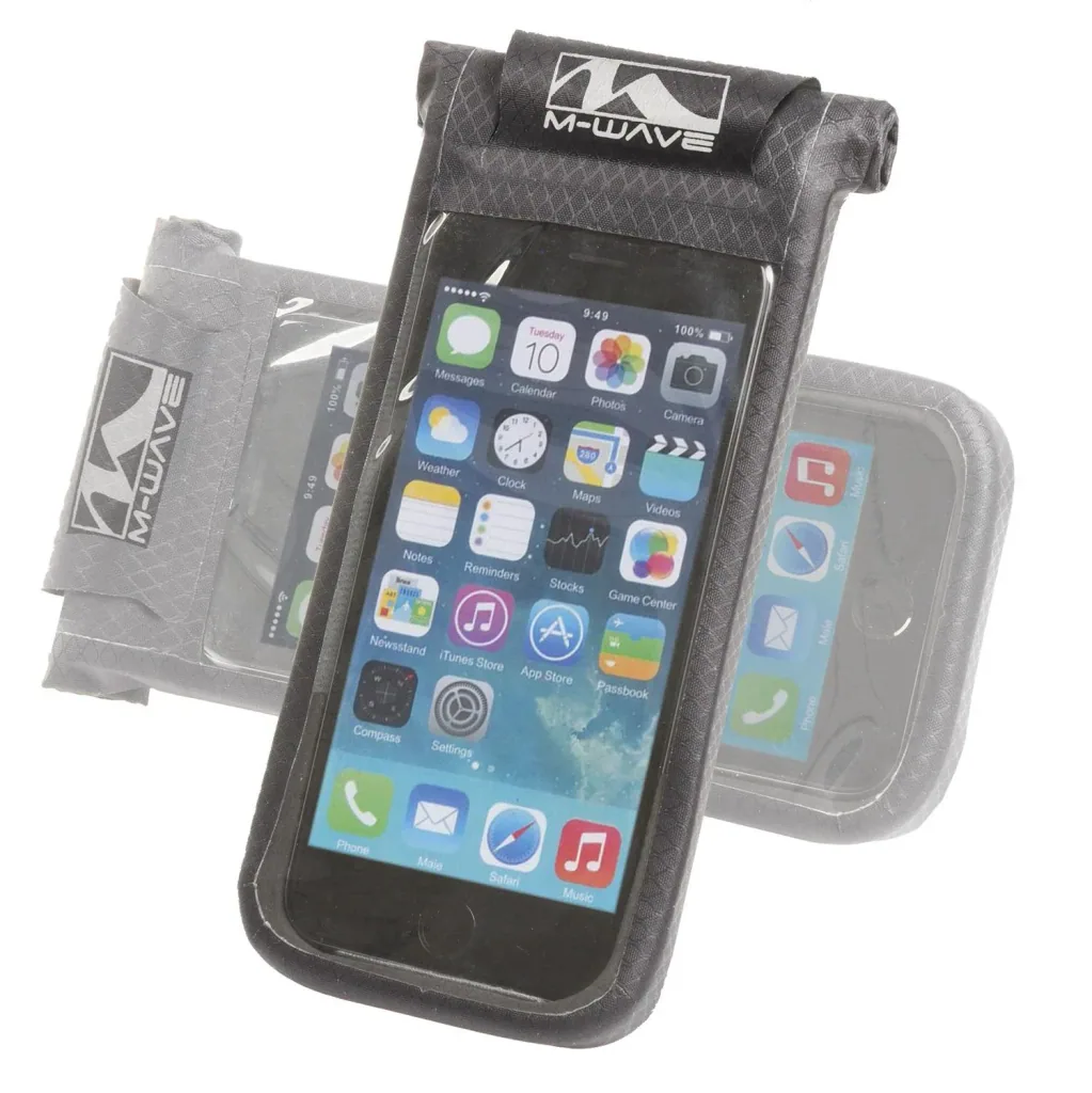 Smartphone-Tasche, M-Wave, mit drehbarem QR-Halter