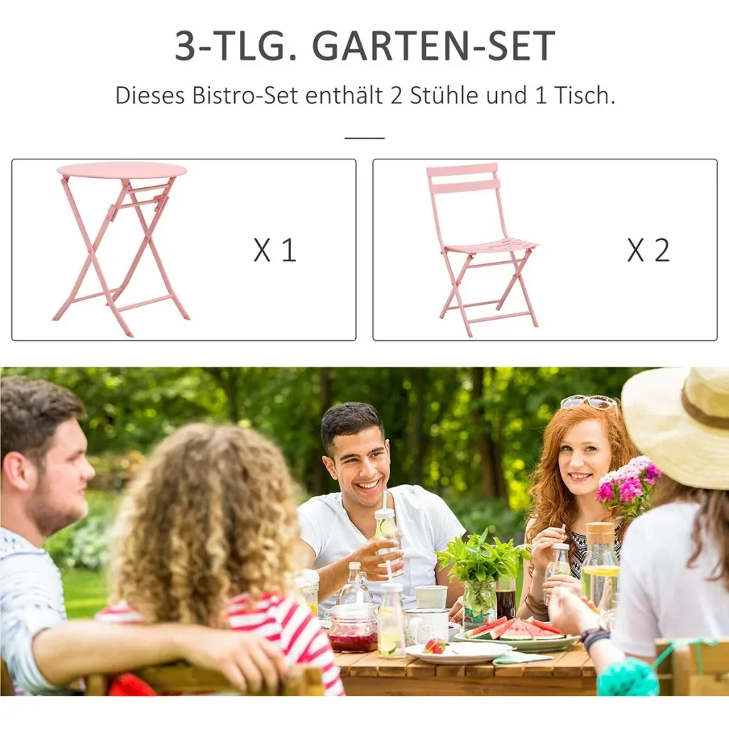 Gartenset 3 teilig grün