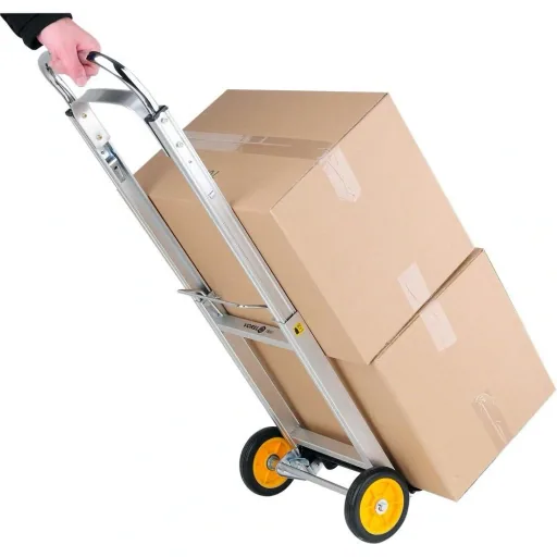 Zusammenklappbarer Wagen - Tragfähigkeit 90 kg 35,5 x 24 cm