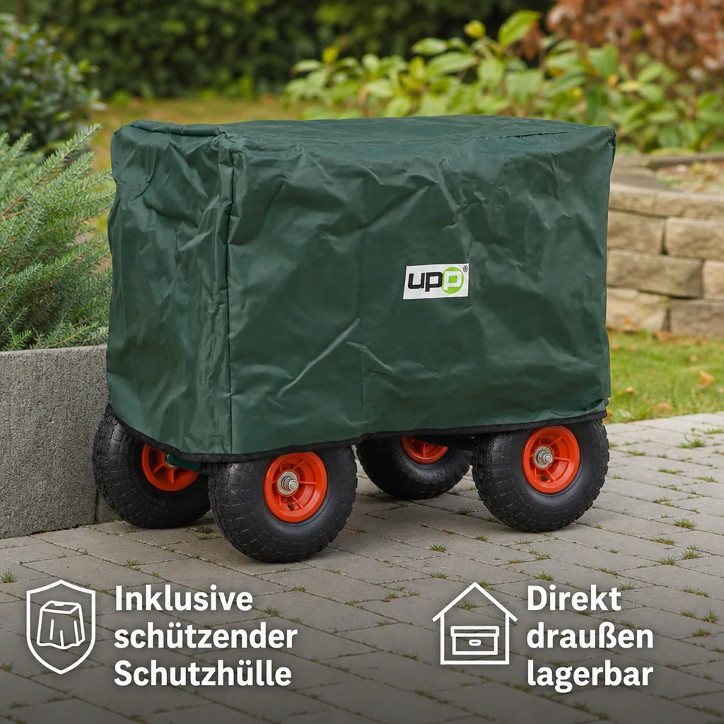 Outdoor-Rollsitz „Deluxe“ mit Schutzhülle