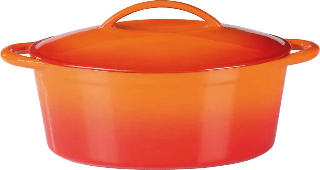 Ovaler Bräter 33 cm Orange Shadow