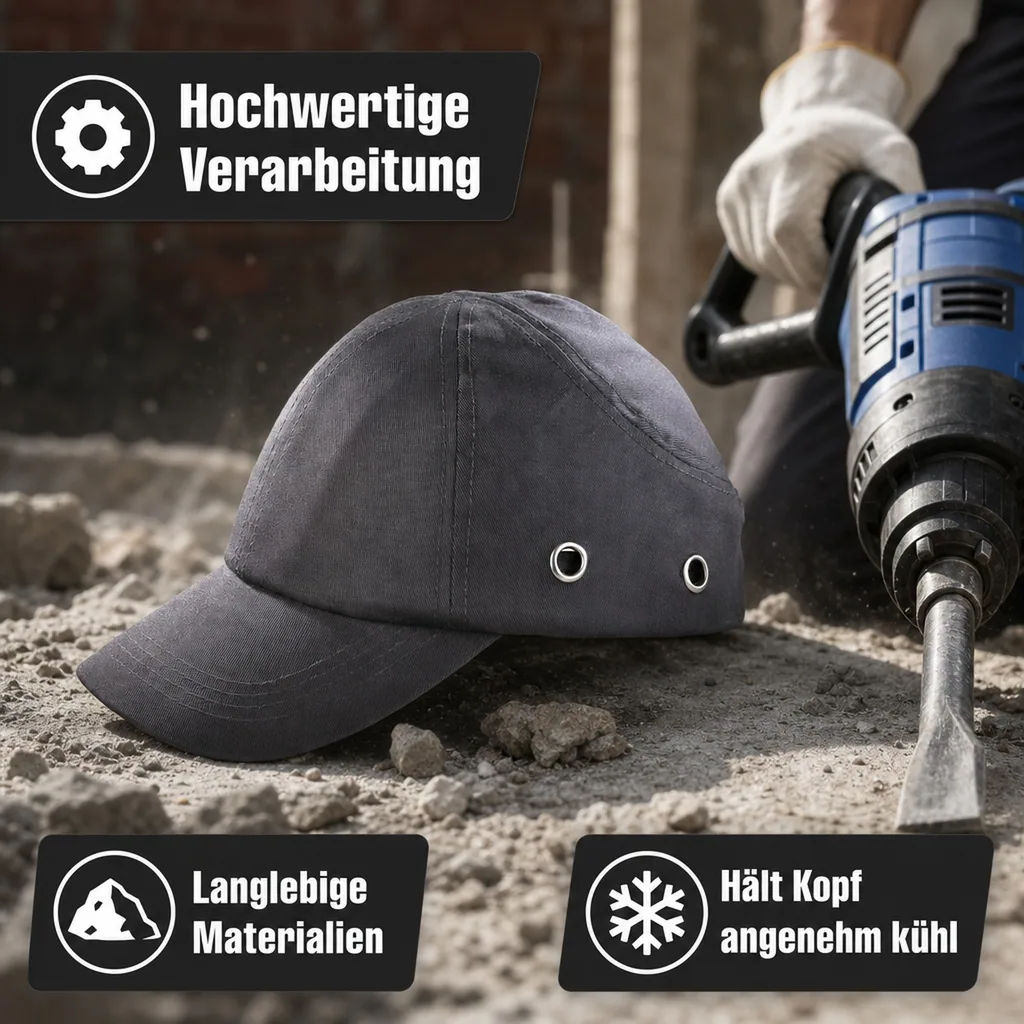 Sicherheitskappe, schwarz