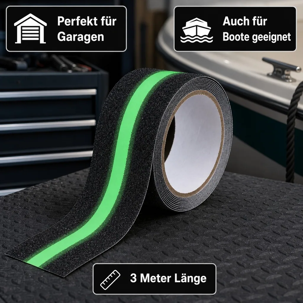 Anti-Rutsch-Leuchtband 2in1, 1 Stück