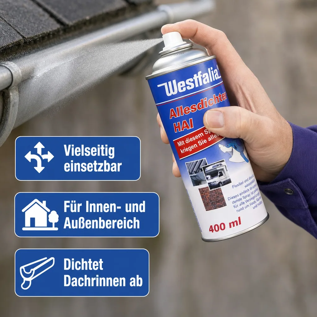 Allesdichter 400 ml Spray, Farbe grau