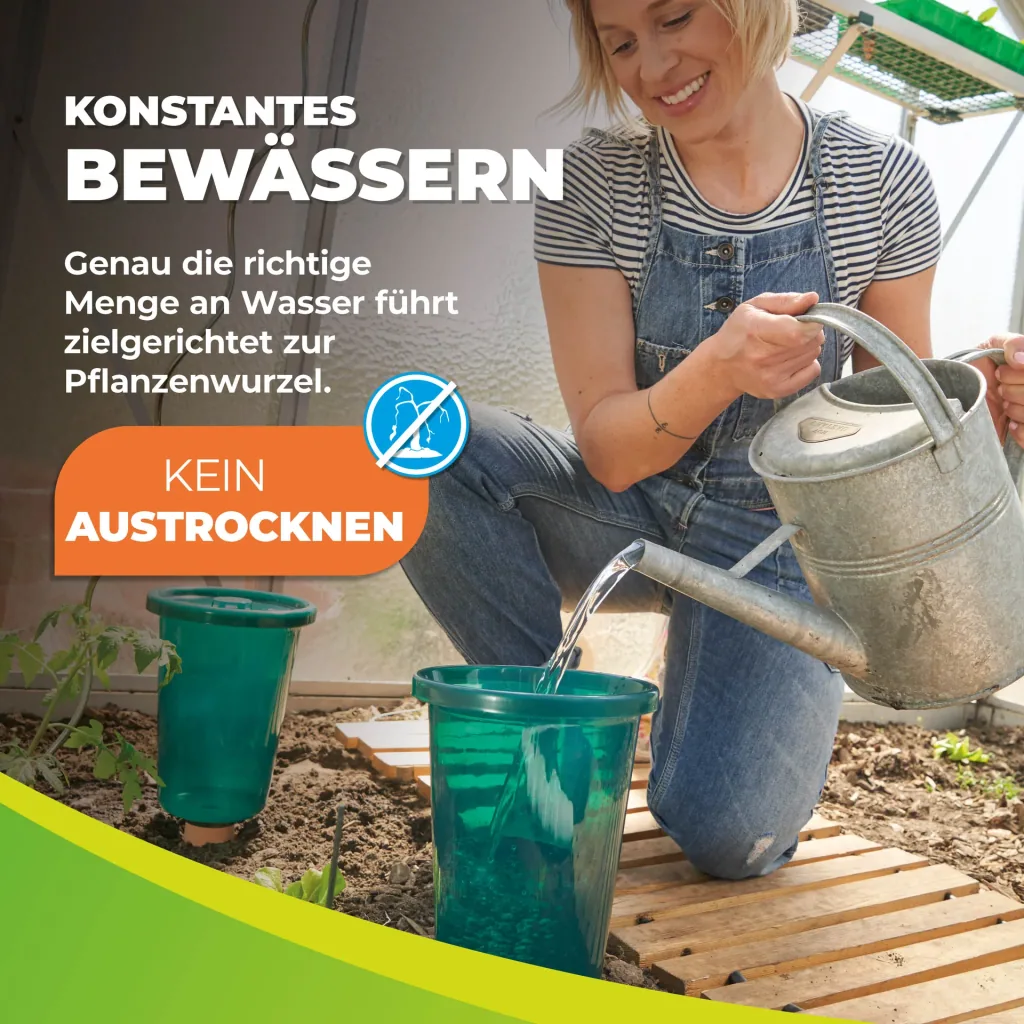 Bewässerungskegel inklusive Becher "Hydro Cup" 4er Set