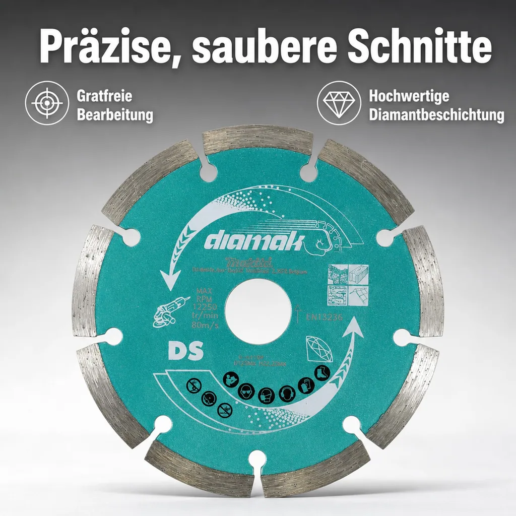 Diamantscheiben DIAMAK 125 mm
