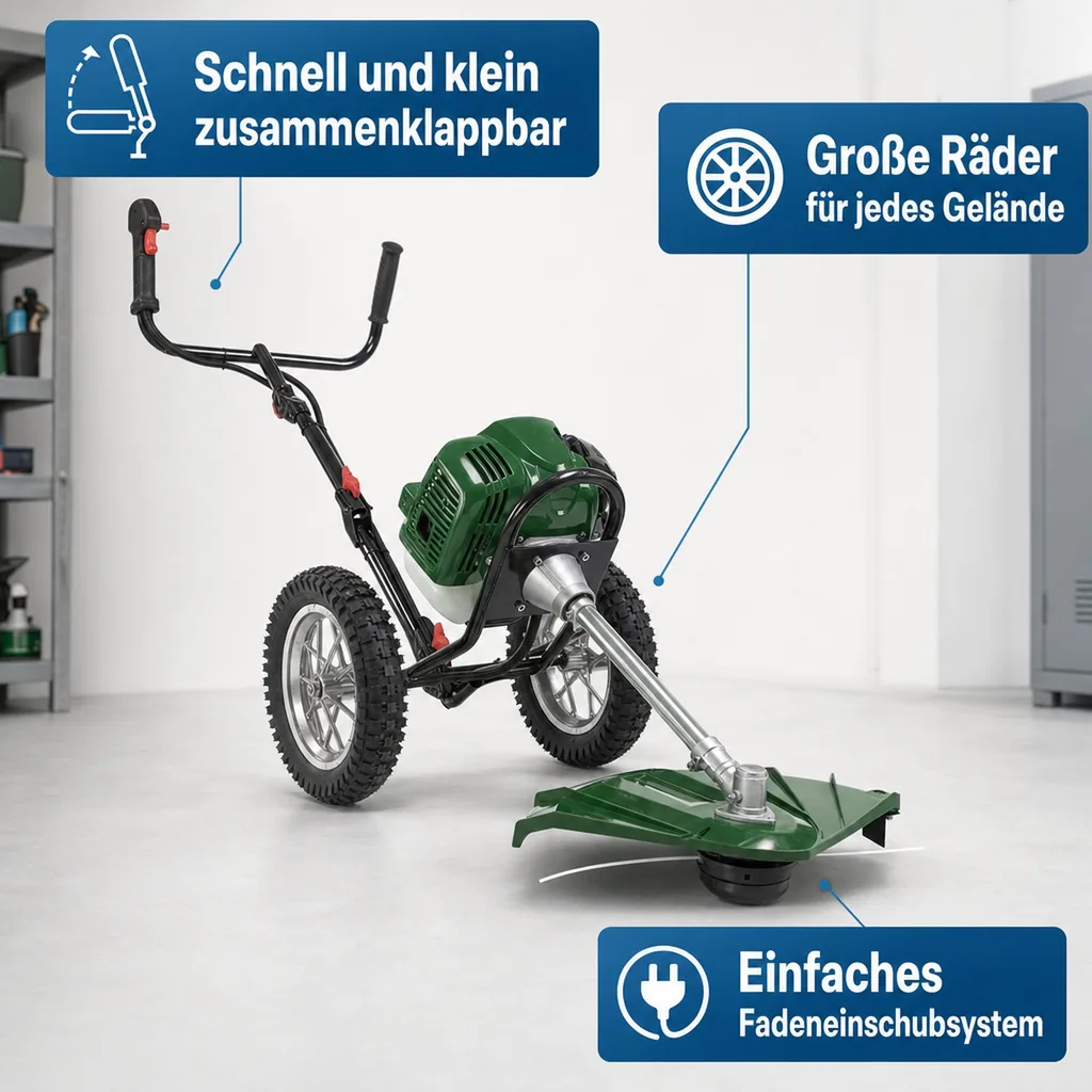 Benzin-Freischneider "BFF52", fahrbar