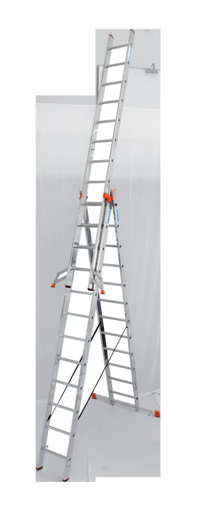 Tribilo Sprossen-Vielzweckleiter 3-teilig, 3 x 12 Trassen