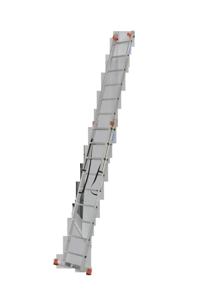 Tribilo Sprossen-Vielzweckleiter 3-teilig, 3 x 9 Sprossen