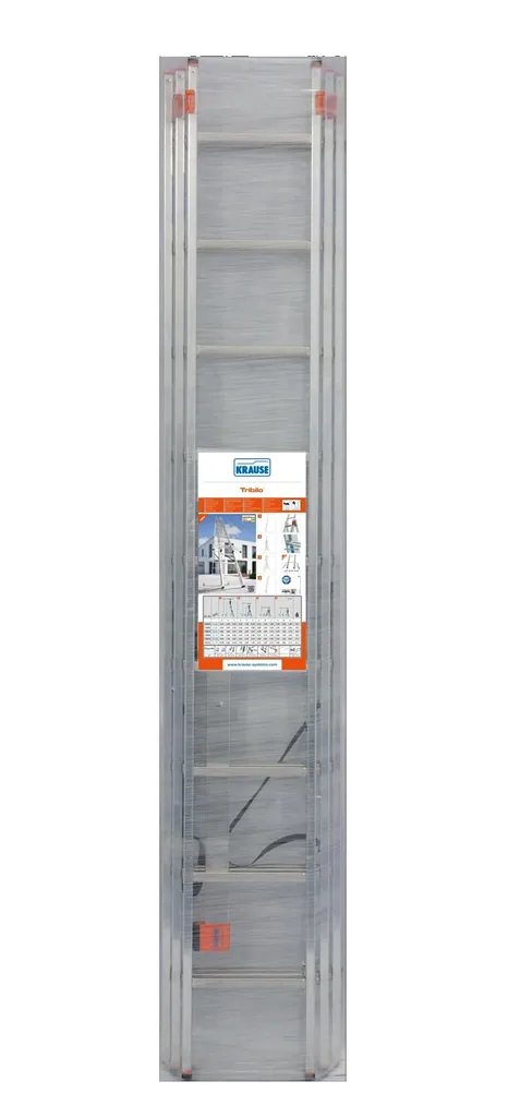 Tribilo Sprossen-Vielzweckleiter 3-teilig, 3 x 9 Sprossen