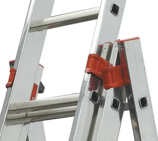 Tribilo Sprossen-Vielzweckleiter 3-teilig, 3 x 9 Sprossen