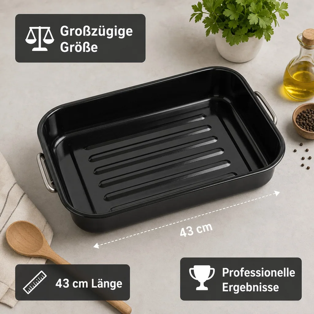 Grill- und Auflaufform 43 cm