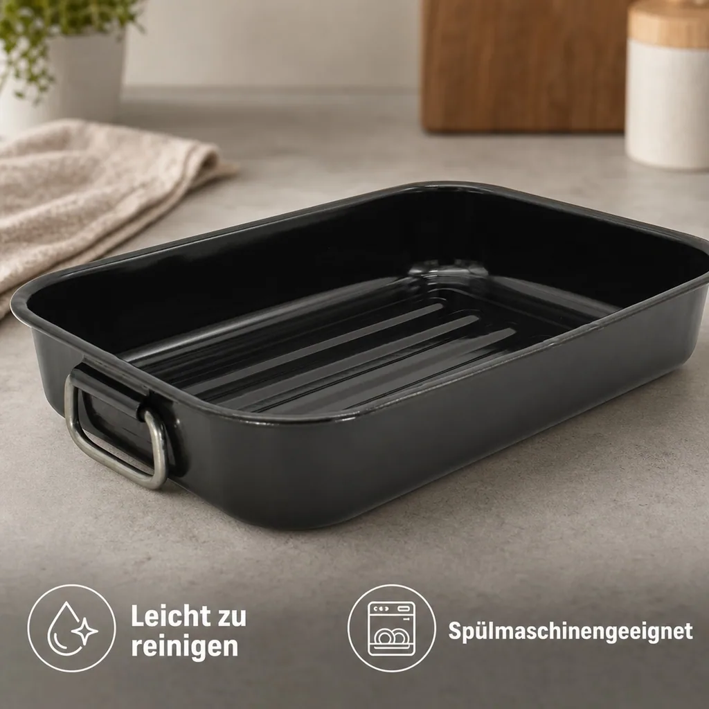 Emaille-Grill/Auflaufform 7 L