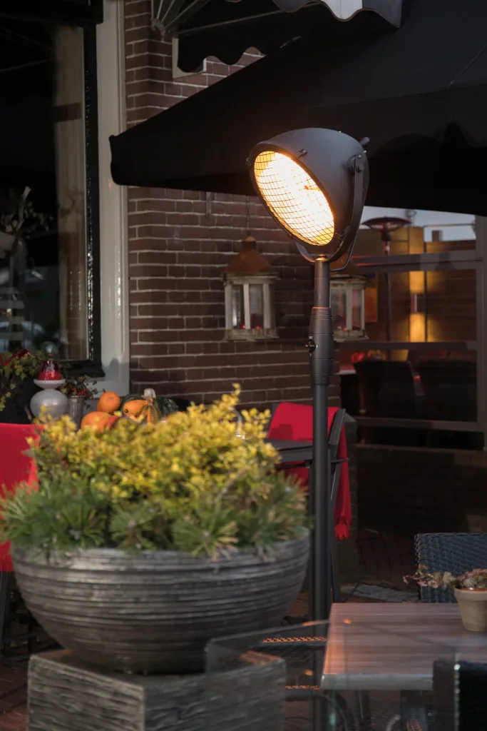 Standheizstrahler Indus II Bright Standing Black 2100 Watt