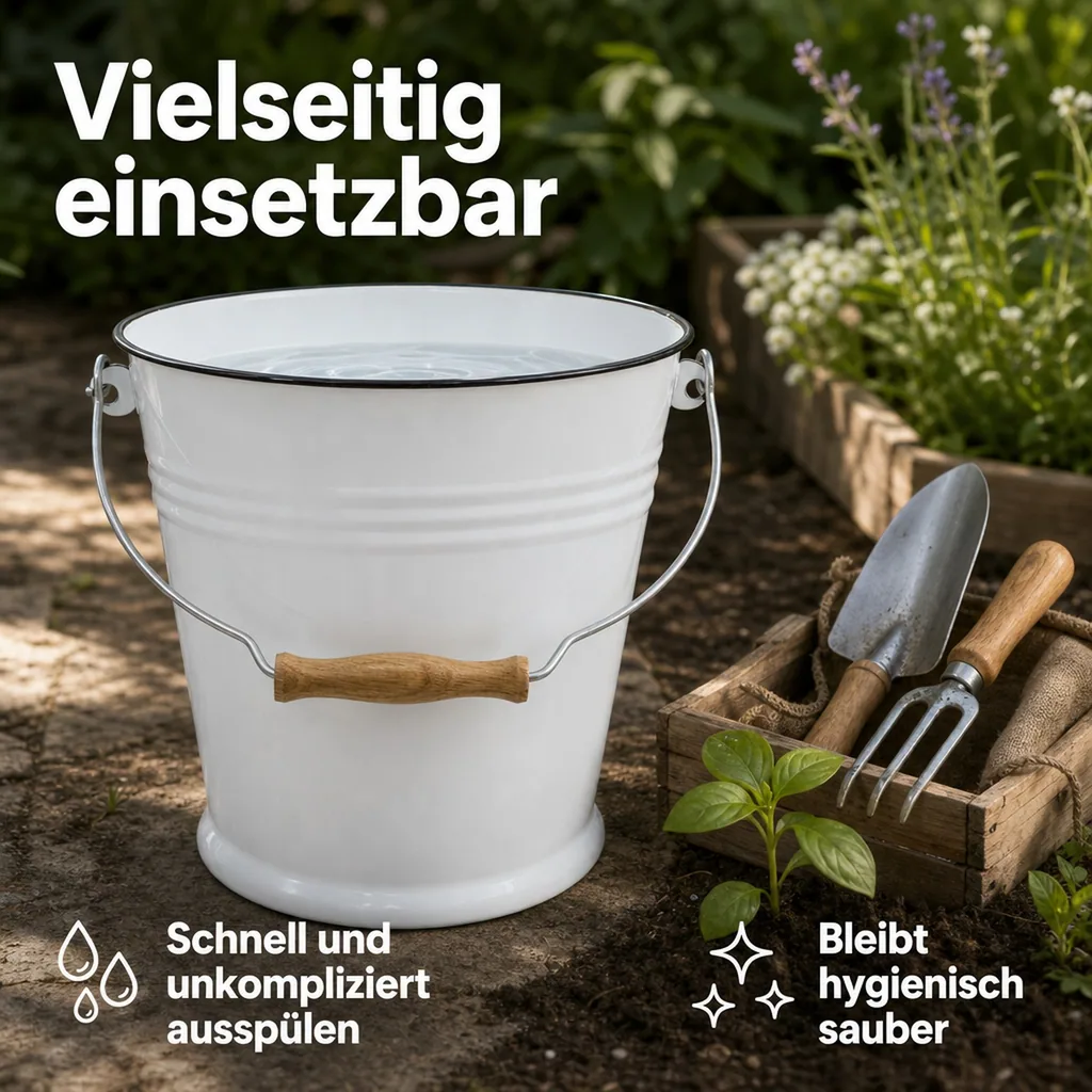 Wassereimer weiß 10 L