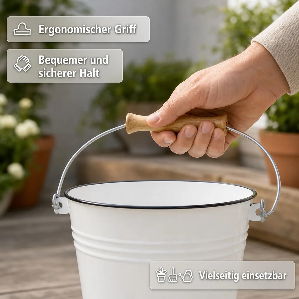 Wassereimer weiß 10 L