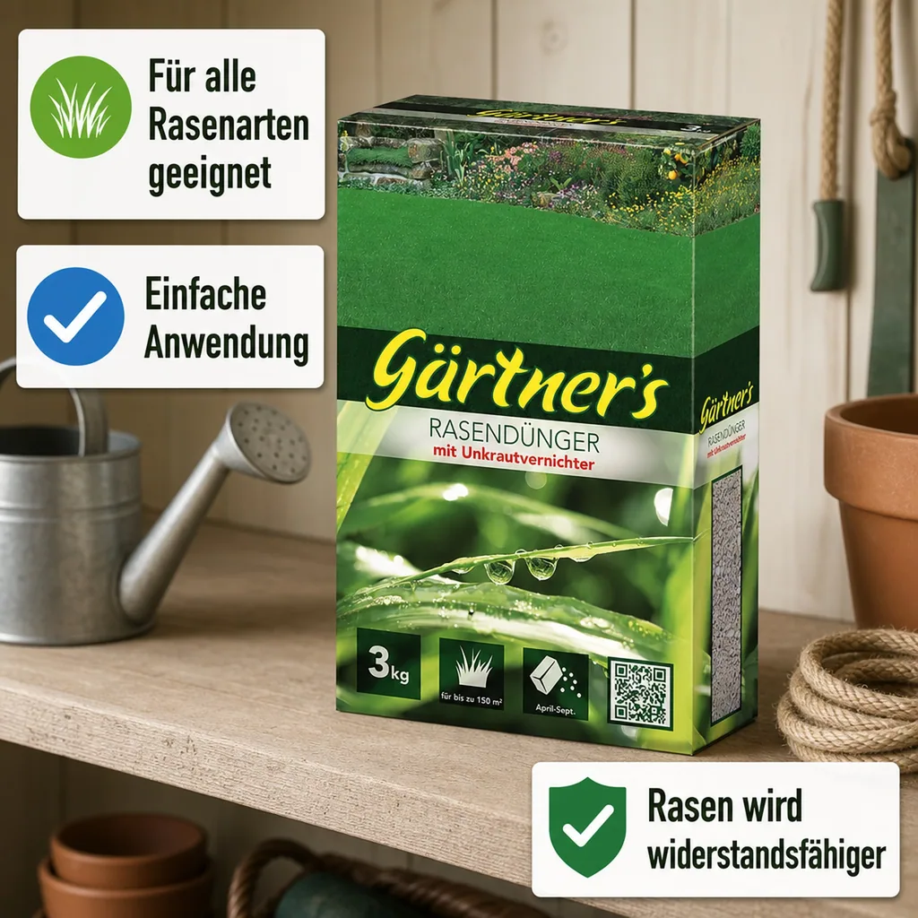 Rasendünger mit Unkrautvernichter 3 kg