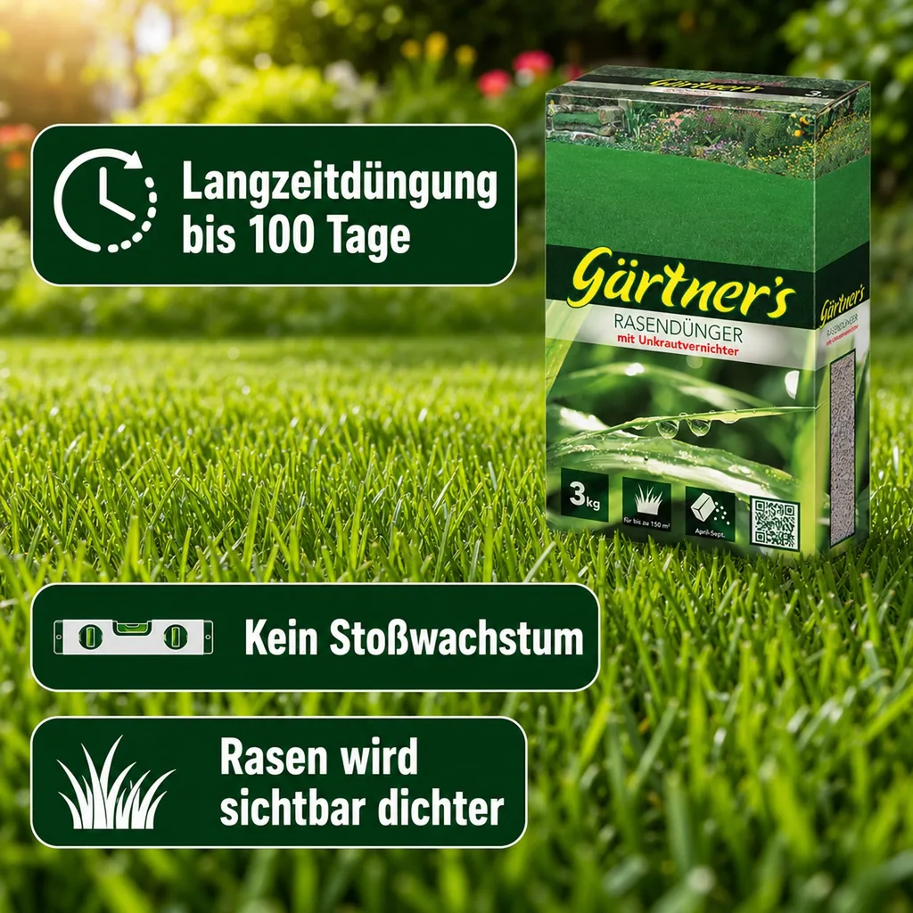 Rasendünger mit Unkrautvernichter 3 kg