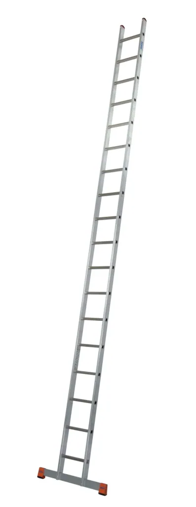 Alu Anlegeleiter, 18 Sprossen