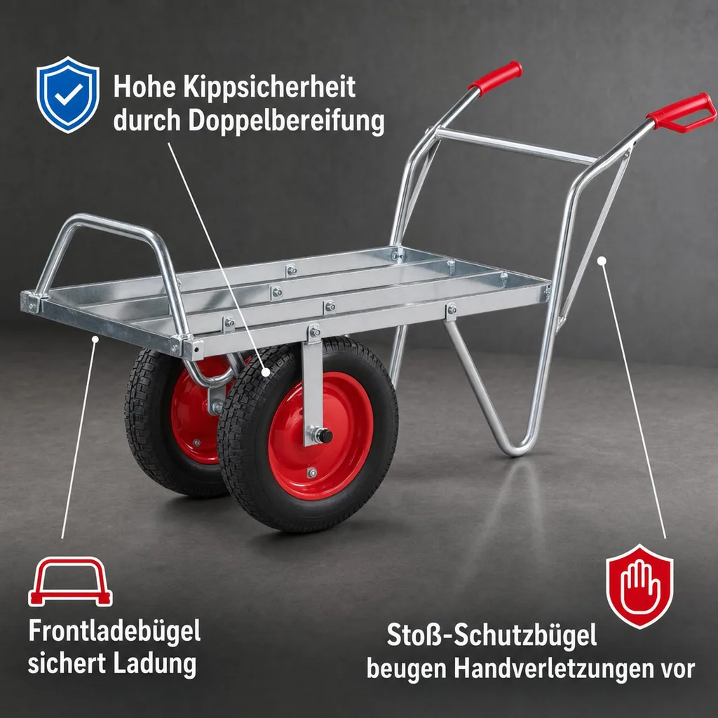 Alu Schweizer Karre, 100 kg Tragkraft