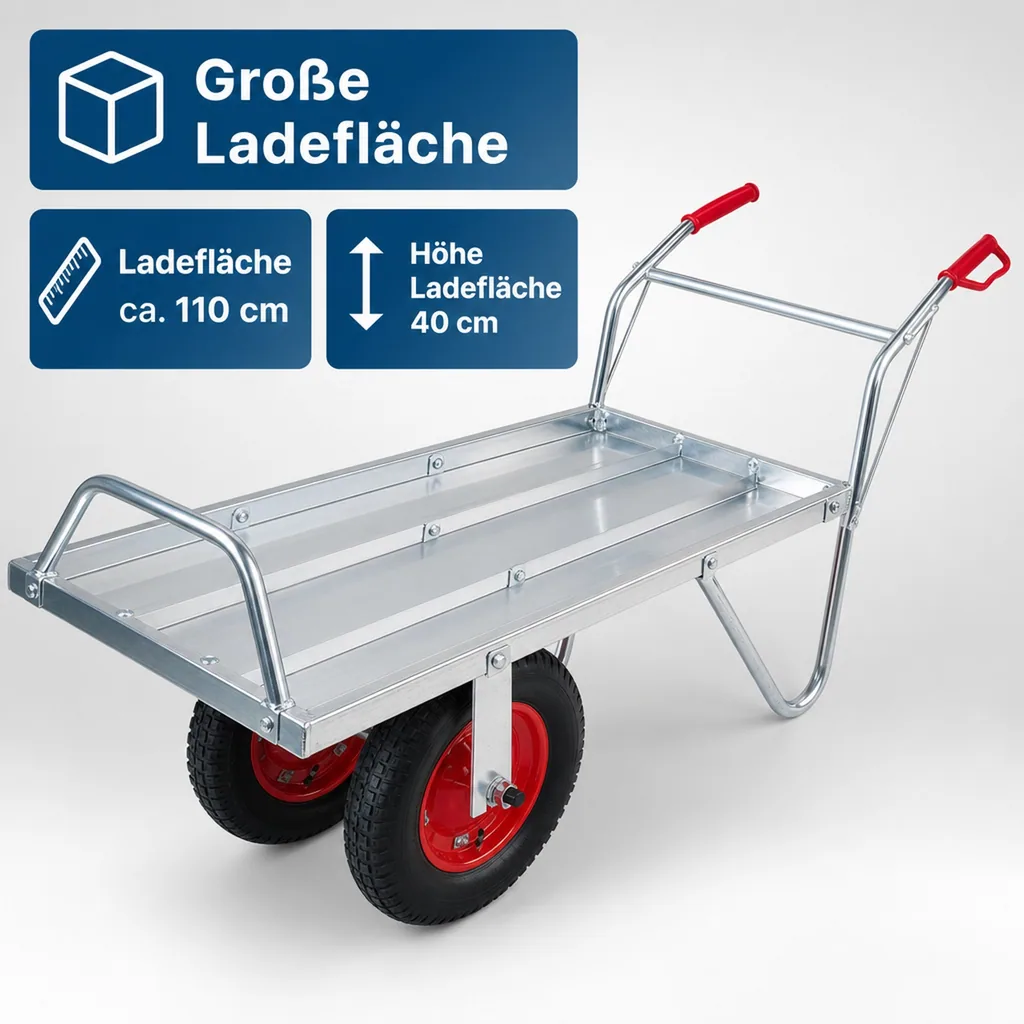 Schweizer Karre aus Alu, 100 kg Tragkraft