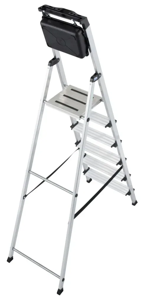 „SOLIDO“ STUFEN-STEHLEITER  5 STUFEN