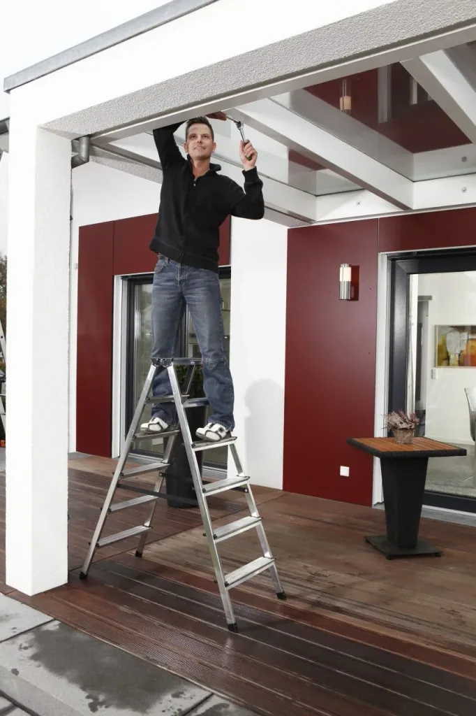 „DOPPLO“ STUFEN-DOPPELLEITER 2x6 STUFEN