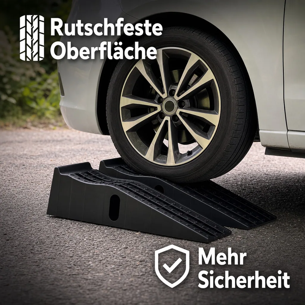 Auffahrrampen-Set Kunststoff 2 Stück / 3T bis 235 mm