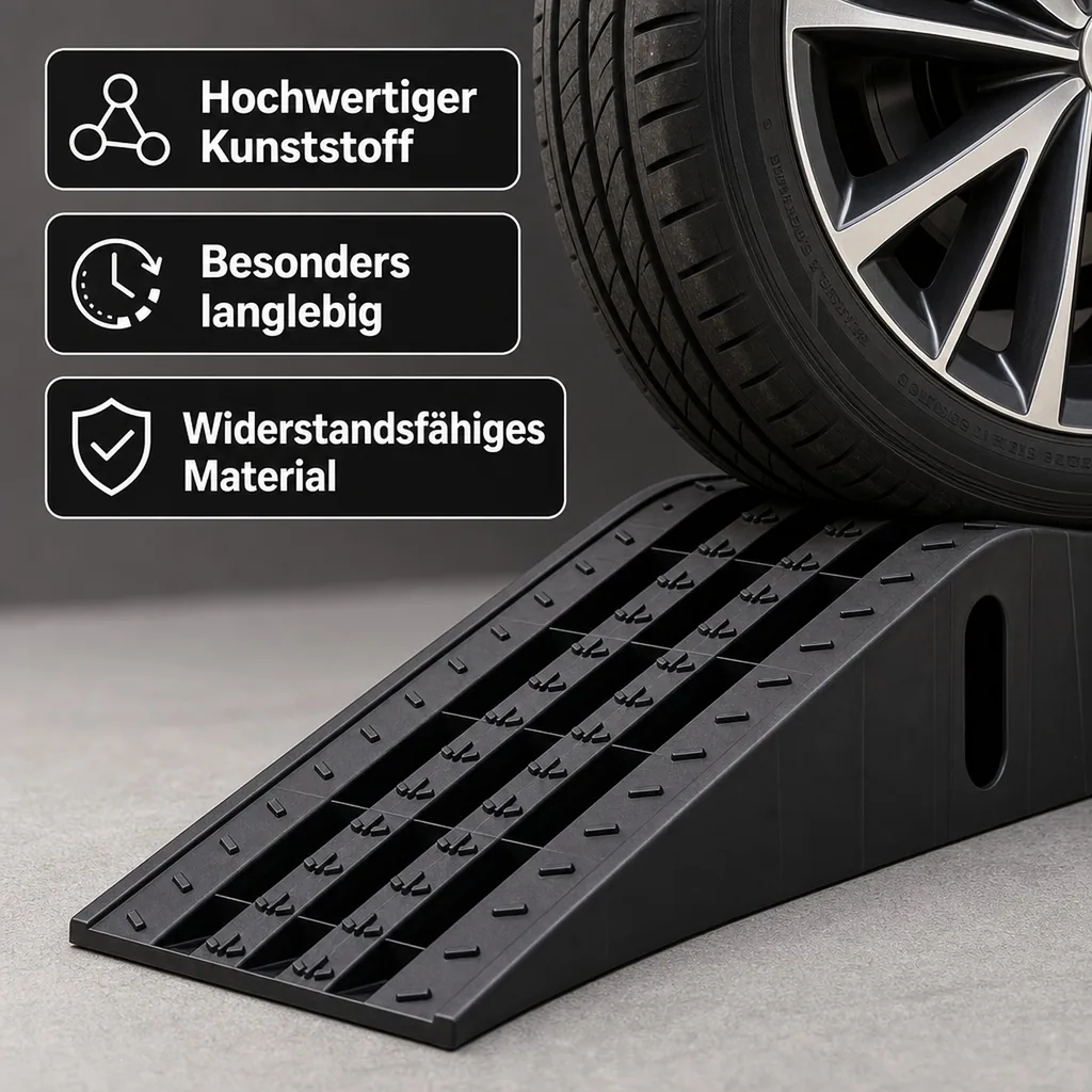Auffahrrampen-Set Kunststoff 2 Stück / 3T bis 235 mm