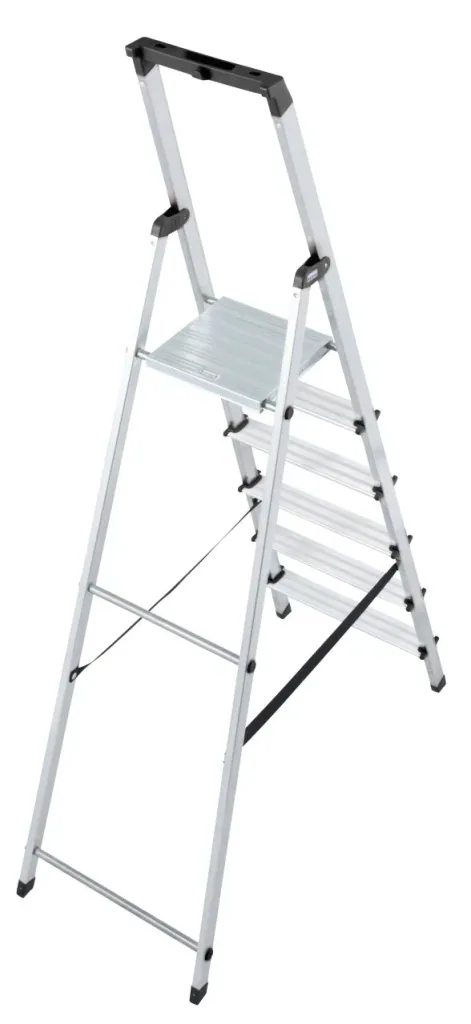 „SOLIDY“ STUFEN-STEHLEITER  6 STUFEN