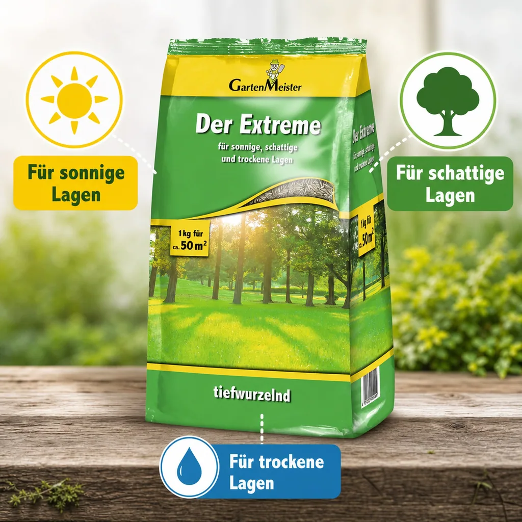 Rasensamen „Der Extreme“, 1 kg
