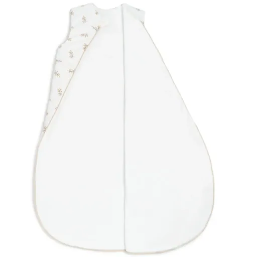 Nobodinoz Babyschlafsack "Cocoon" Flore weiß mit Blüten, Größe: 0 - 6 Monate
