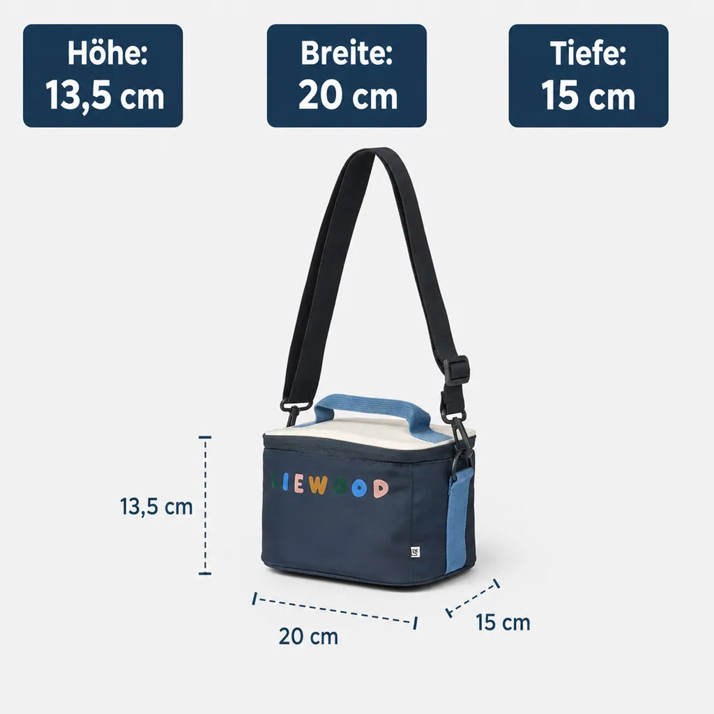 Liewood Thermotasche, Lunch Kühltasche - Toby, Farbe: Klassisch marineblau multi mix