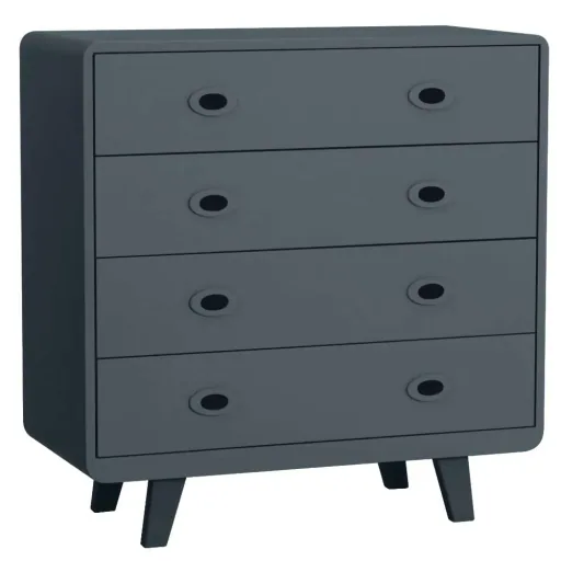 Laurette Kommode Toi & Moi, Farbe: grau