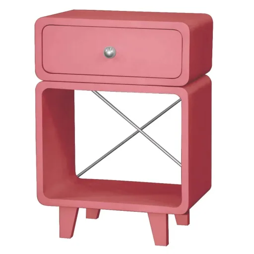 Laurette Nachttisch Chevet Zzzz, Farbe: Bubble Gum