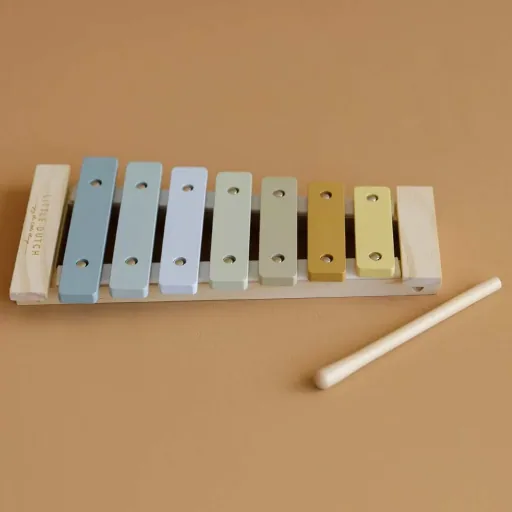 Little Dutch Kinder Xylophon blau
