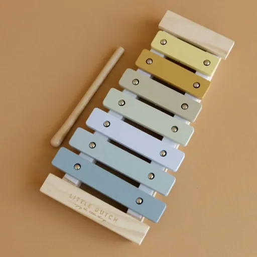 Little Dutch Kinder Xylophon blau