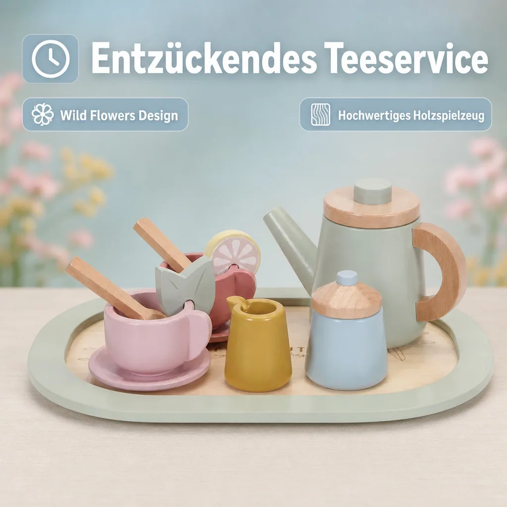 Little Dutch Teeservice "Wild Flowers"